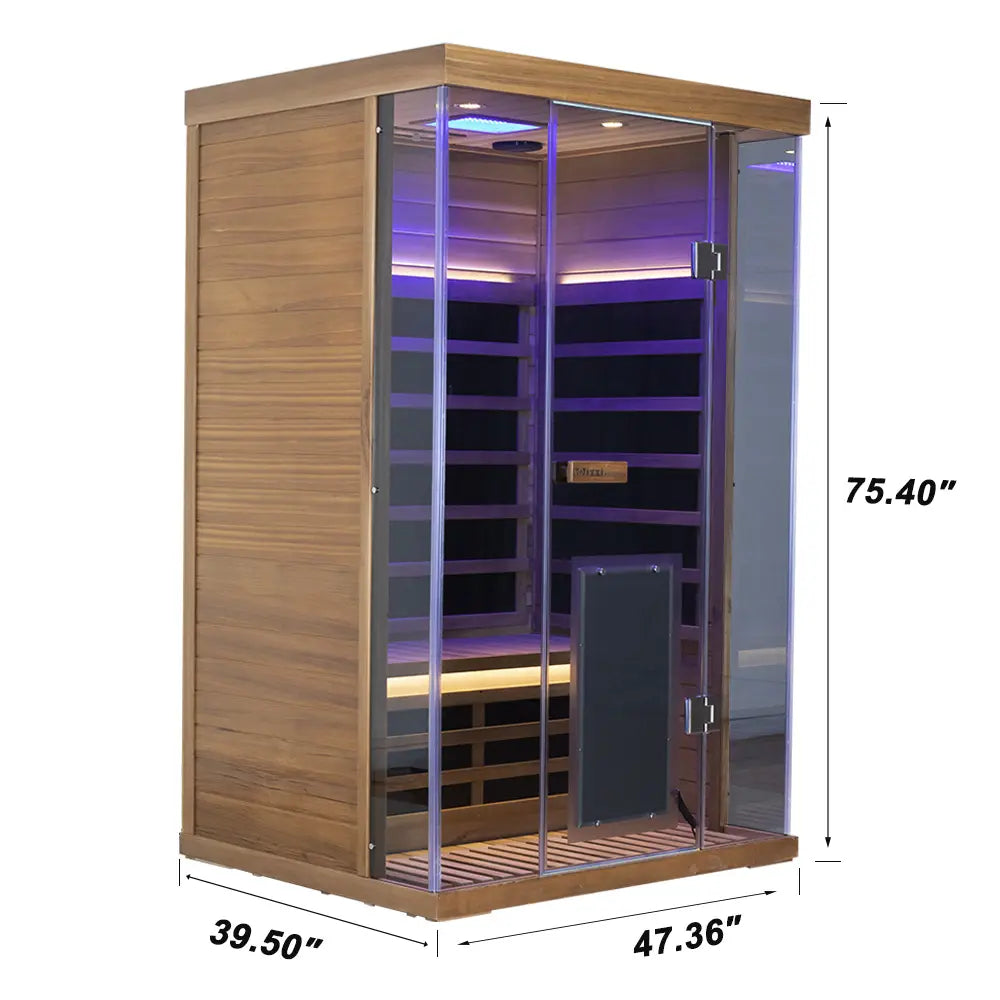 SR02 2 Person Red Cedar Far Infrared Sauna