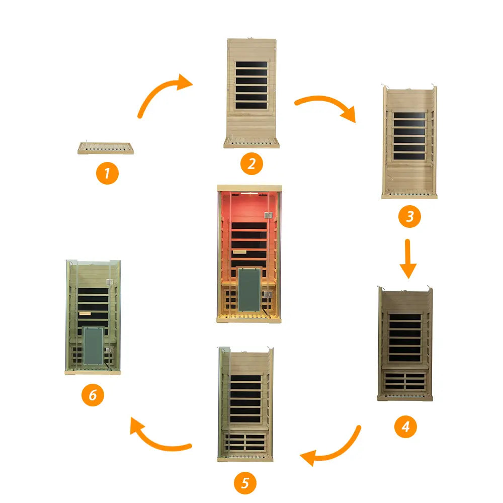 Pre-order SH01 1 Person Far Infrared Sauna