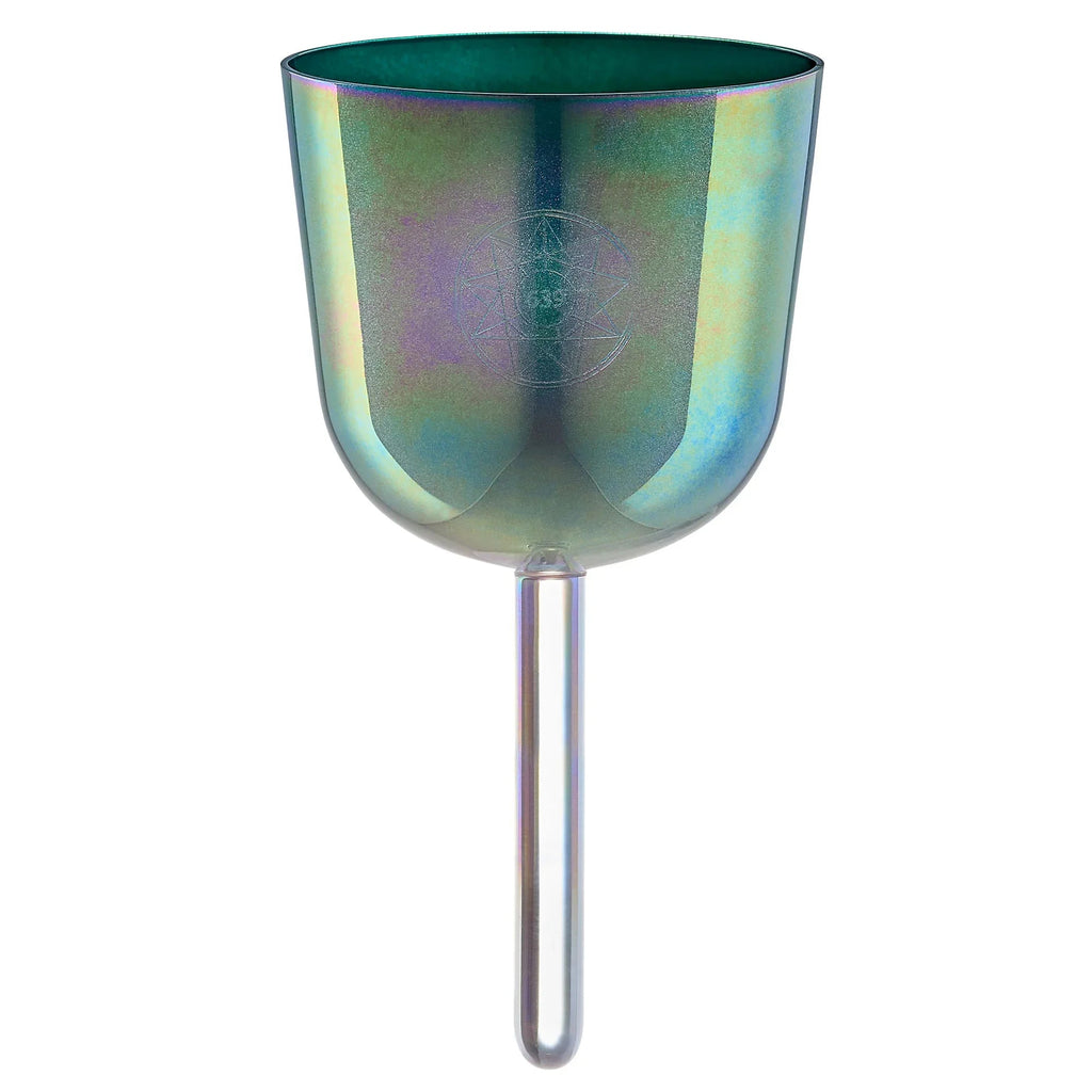 4.25" Essence Solfeggio Crystal Singing Bowl, FA 639 Hz, Indigo Blue
