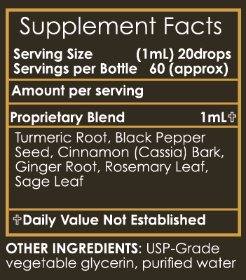 GOLD DROPS Smart OWLchemy - 2oz Potent Turmeric Extract