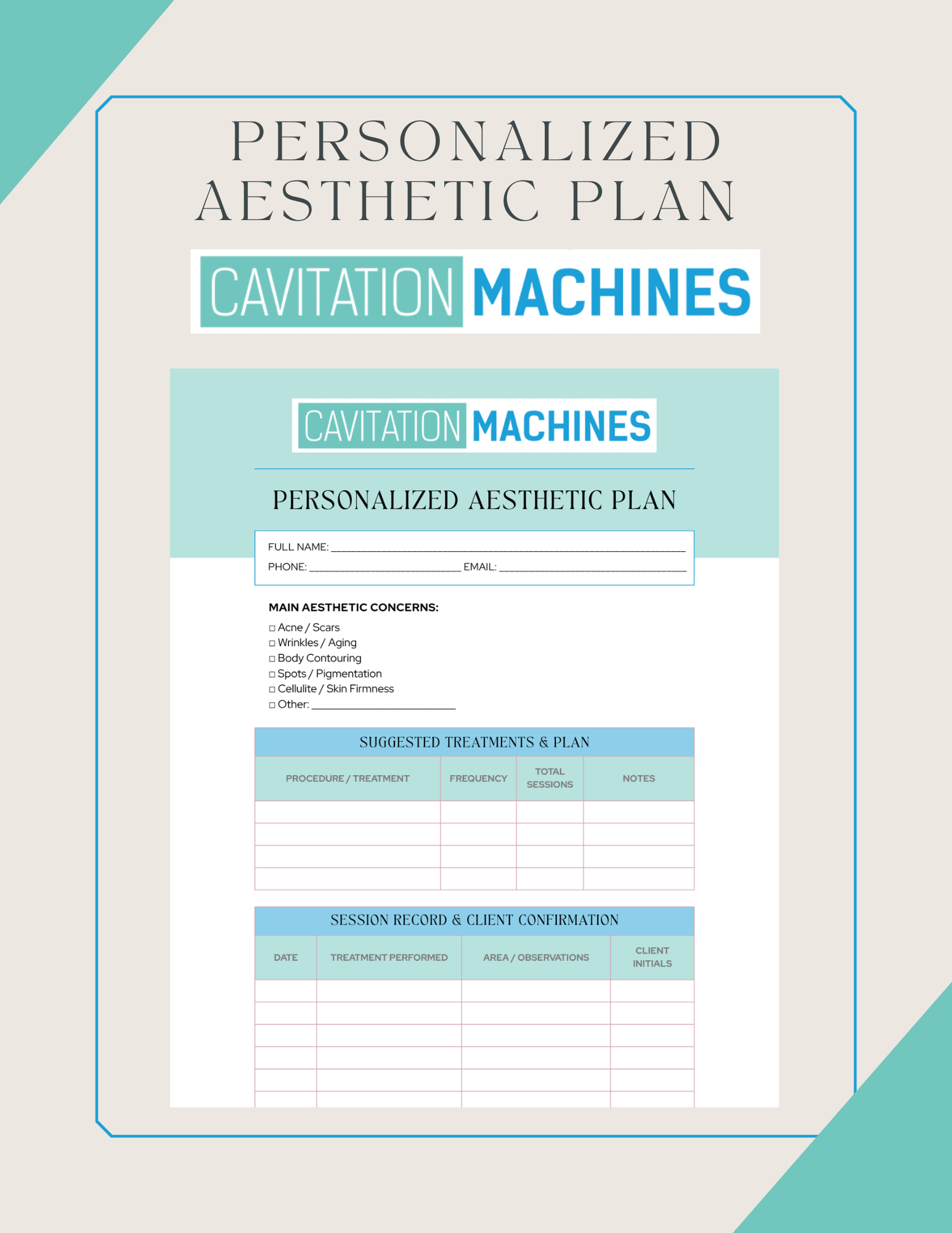 Shape Tactics Personalized Aesthetic Plan