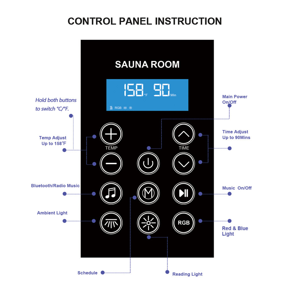 SH07 2 Person Far Infrared Sauna
