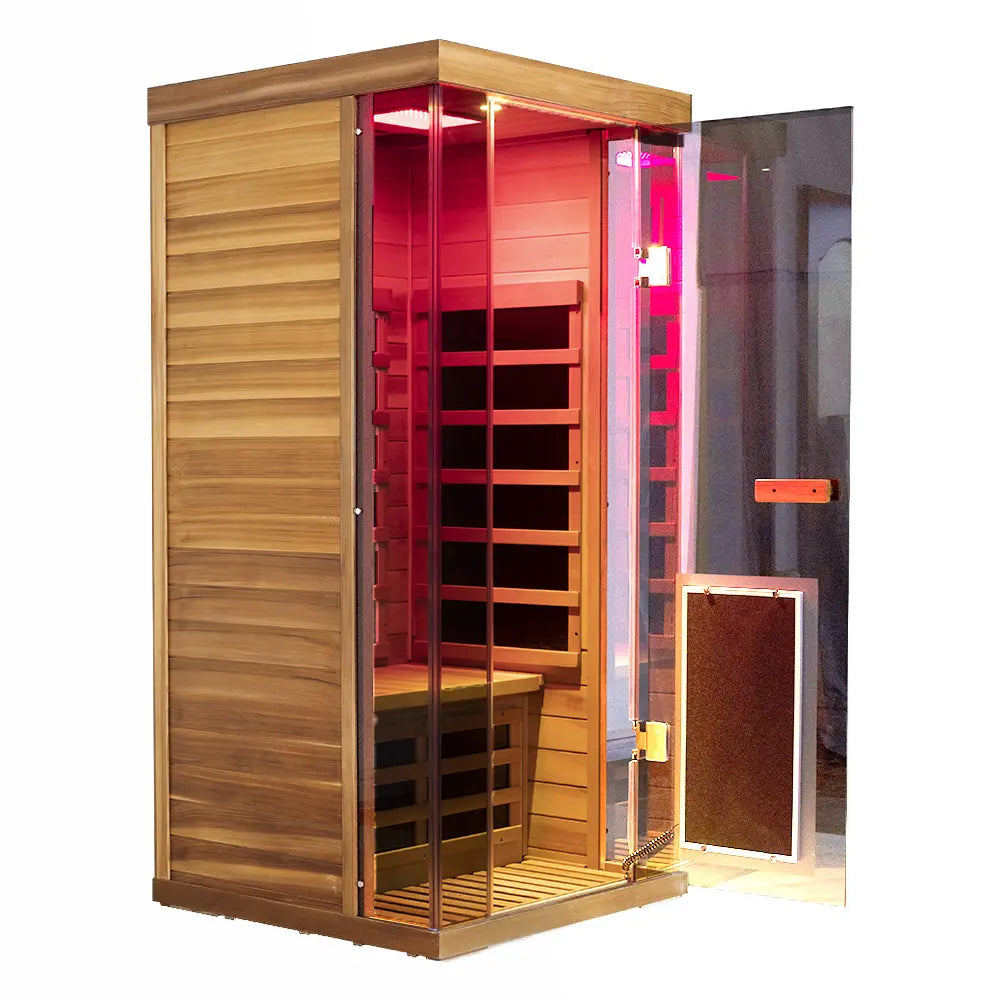 Pre-order SR01 1 Person Red Cedar Far Infrared Sauna