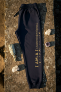 I AM A.I. Celestial Cosmic Sweat Pants — Vertical Text