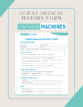 Shape Tactics Client Medical History Form