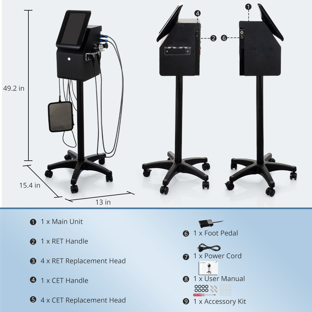 Shape Tactics Pro CET RET Monopolar RF Therapy System